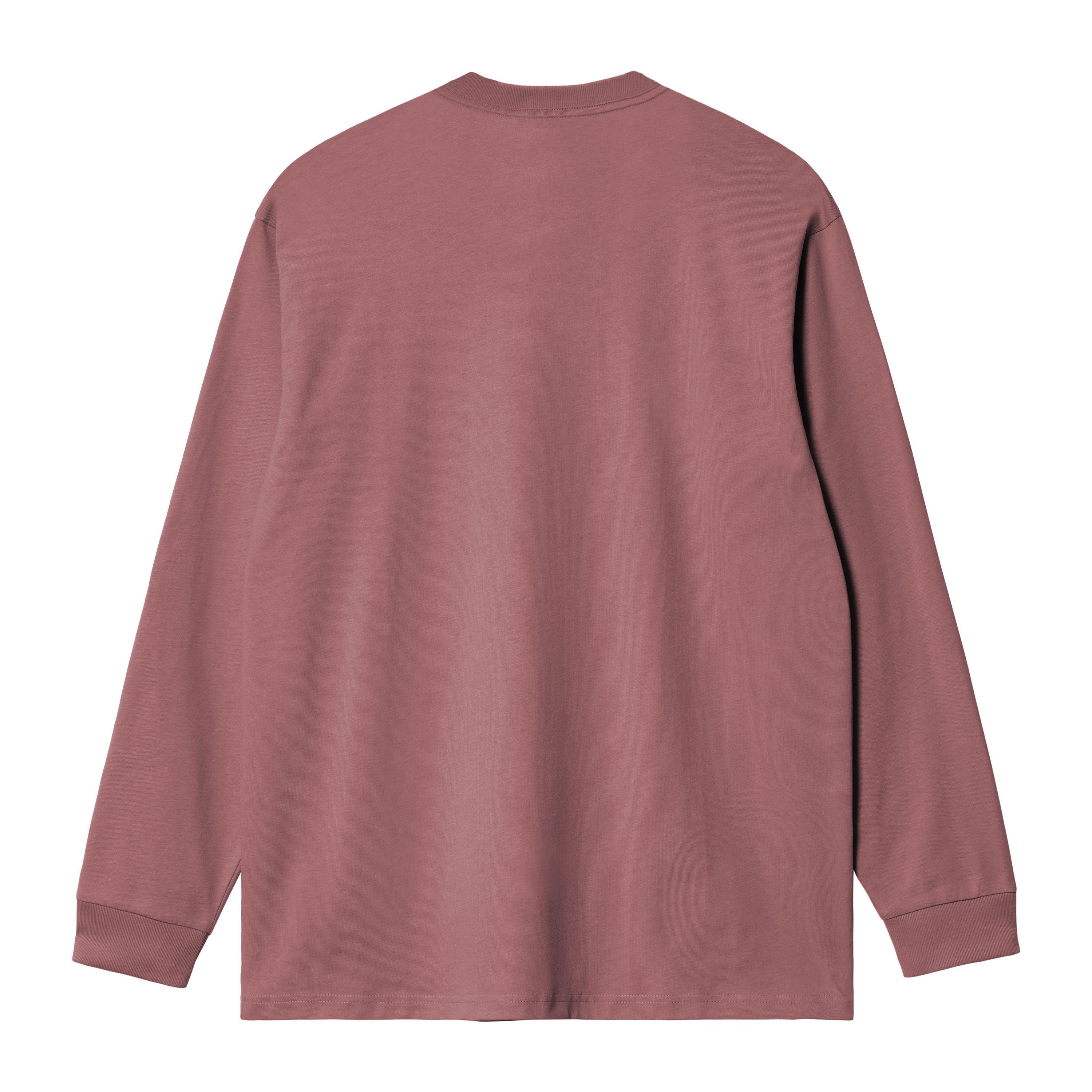 Carhartt WIP Long Sleeve Chase T-Shirt em Rosa